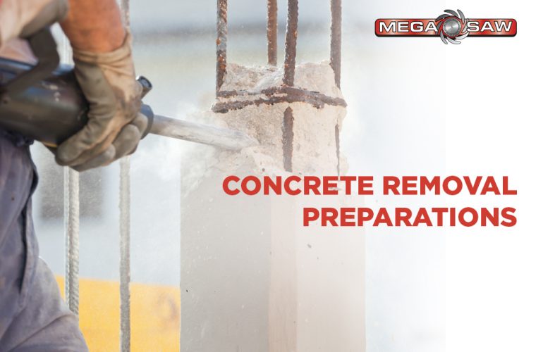 concrete removal preparations