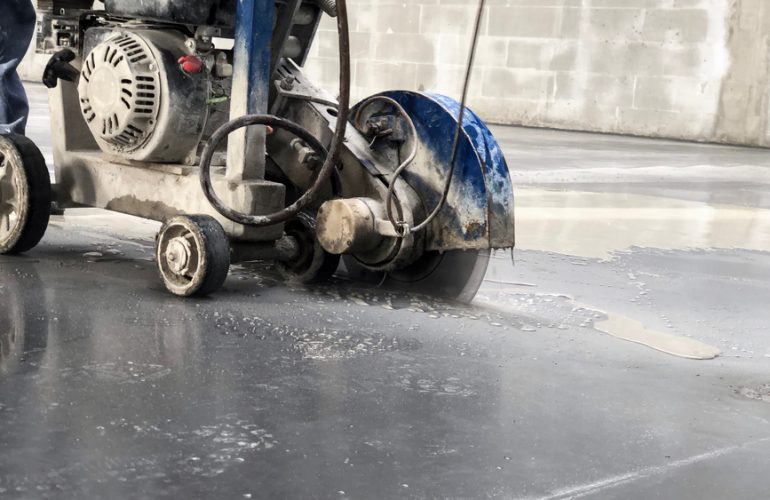 Wet Cutting Concrete
