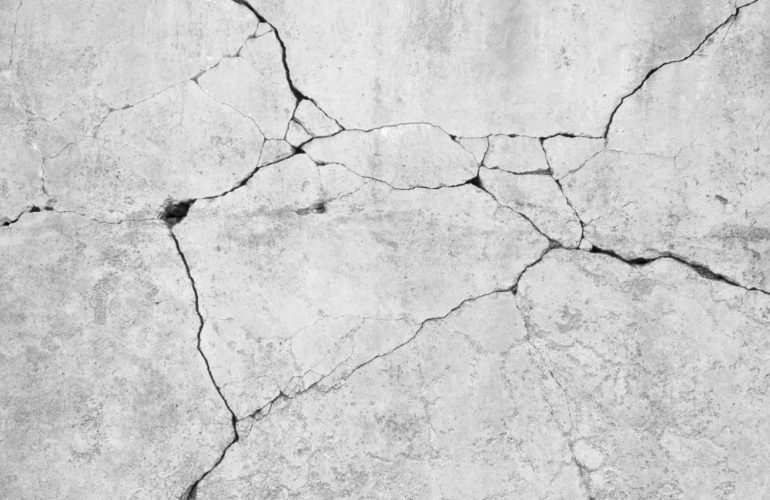 Controlled Crack In Concrete