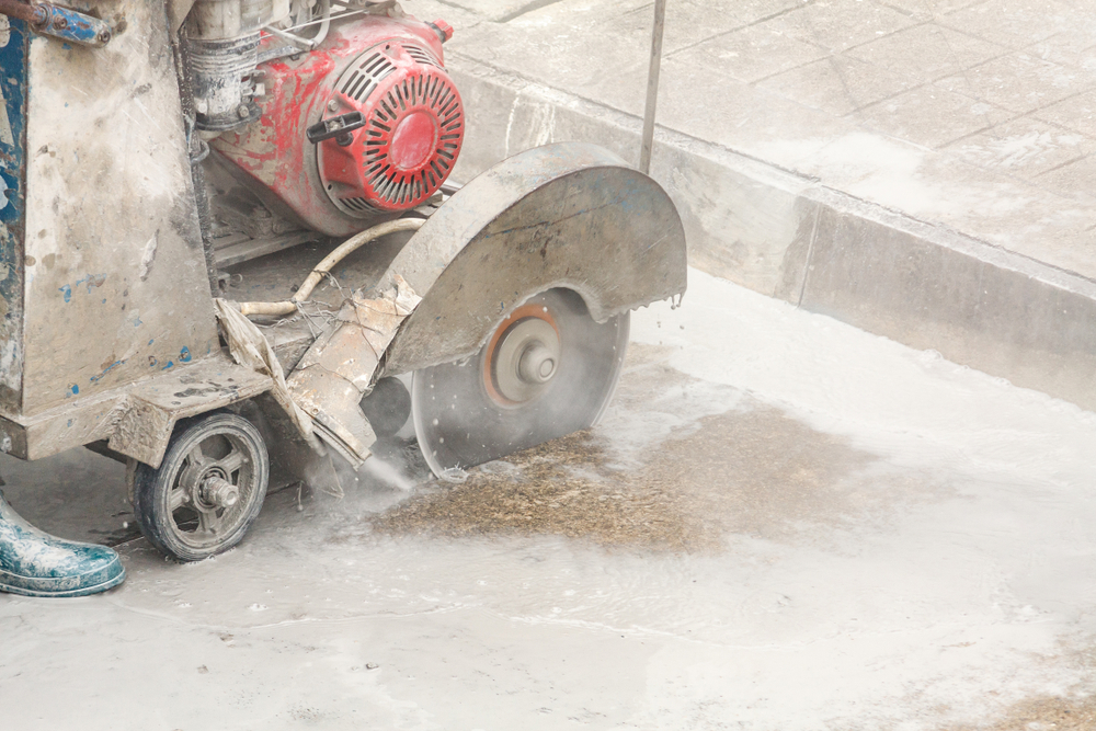 How Cut Thick Concrete Slab Sawing