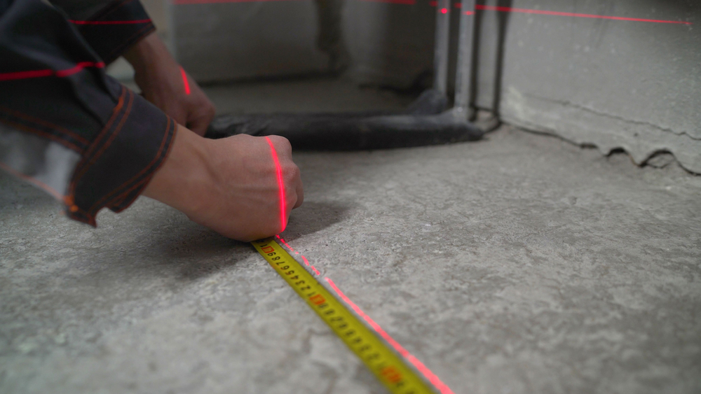 How Cut Toilet Drain Through Concrete Slab measure
