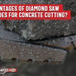 concrete cutting using diamond saw blades