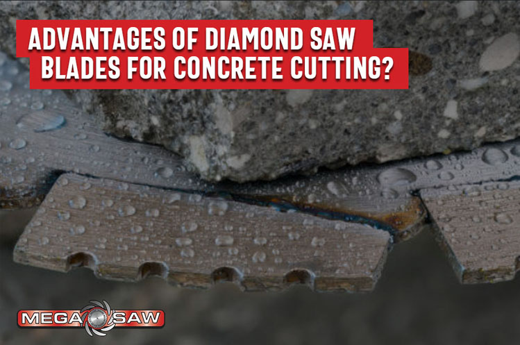 concrete cutting using diamond saw blades